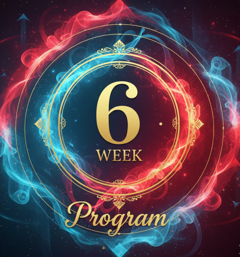 The Yin & Flame Reset Program - A full energetic reset designed to stabilize your emotions, release heavy patterns, and rebalance your Yin (calm) + Flame (power).